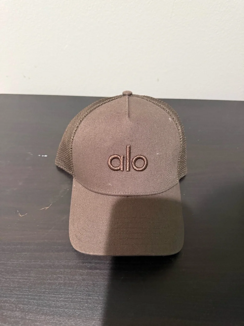 alo District Trucker Hat - Espresso